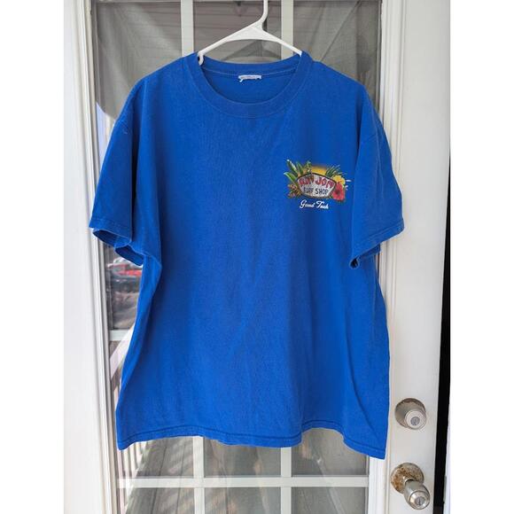Vintage Y2K Ron Jon Surf Shop Grand Turk Goin' Tiki Wild Travel L Tee tropical - Picture 3 of 8